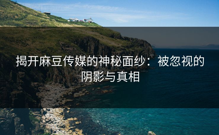 揭开麻豆传媒的神秘面纱：被忽视的阴影与真相